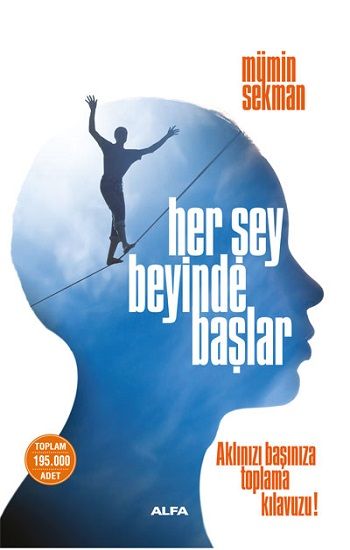 Her Şey Beyinde Başlar - Mümin Sekman, Kişisel Gelişim Türkçe kitap kapağı
