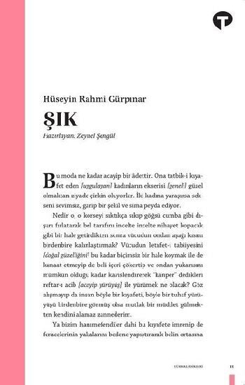 Şık - Turkuvaz Kitap Kitap