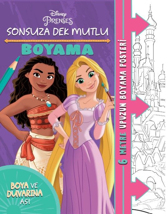 Sonsuza Dek Mutlu Boyama - Disney Prenses - Doğan Çocuk Kitap