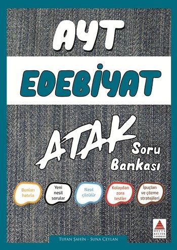 AYT Edebiyat Atak Soru Bankası - Delta Kültür Yayınevi Kitap