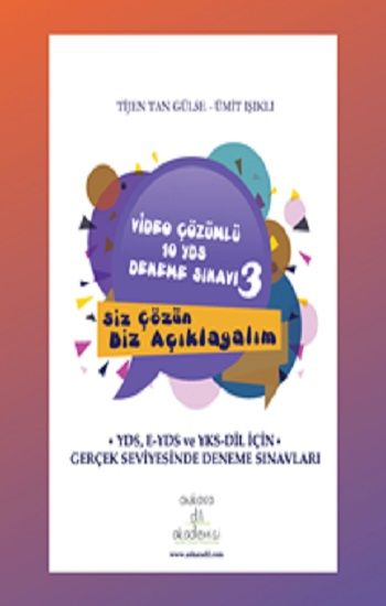 Video Çözümlü 10 YDS Deneme Sınavı - 3 - Ankara Dil Akademisi Kitap