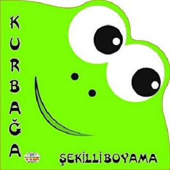 Şekilli Boyama - Kurbağa - 0-6 Yaş Yayınları Kitap