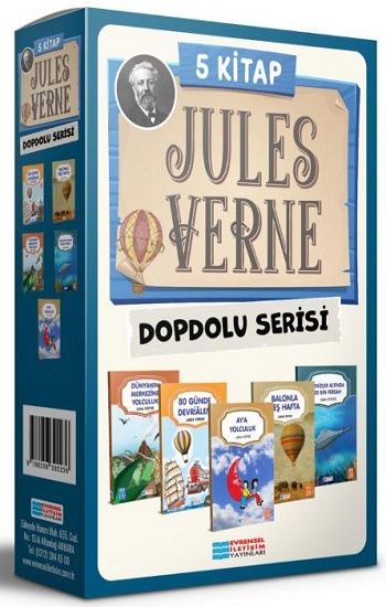 Dopdolu Jules Verne Serisi (5 Kitap) - Evrensel İletişim Yayınları Kitap