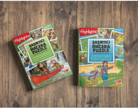 Highlights Şaşırtıcı Macera Puzzle 2'li Set - Dikkat Atölyesi Yayınları Kitap