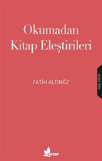Okumadan Kitap Eleştirileri - Çınar Yayınları Kitap
