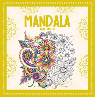Mandala - Çiçek Bahçesi - Vivago Art Kitap