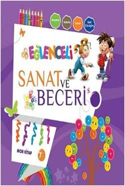 Eğlenceli Sanat ve Beceri Mor Kitap (7 Yaş) - Parıltı Yayınları Kitap