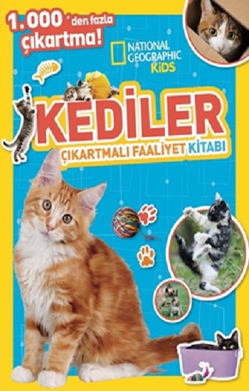 National Geographic Kids Kediler Çıkartmalı Faaliyet Kitabı - Beta Kids Kitap