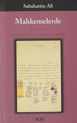 Mahkemelerde  (Belgeler) - Sabahattin Ali, Türkçe kitap kapağı
