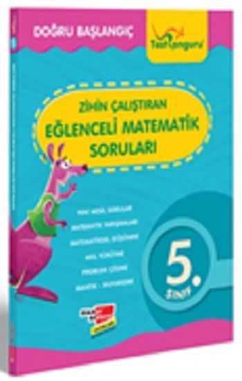 5. Sınıf Zihin Çalıştıran Eğlenceli Kanguru Matematik Soruları - Dikkat Atölyesi Yayınları Kitap