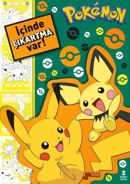 Pokemon - En Sevdiğim Boyama Kitabı - Çıkartmalı - Doğan Çocuk Kitap