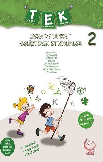 2. Sınıf Zeka ve Dikkat Geliştiren Etkinlikler - Palme Yayıncılık Hazırlık Kitapları Bayilik Ürünleri Kitap