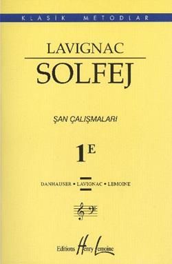 Lavignac Solfej 1E (Küçük Boy) - Danhauser, Nota Kitapları Türkçe kitap kapağı