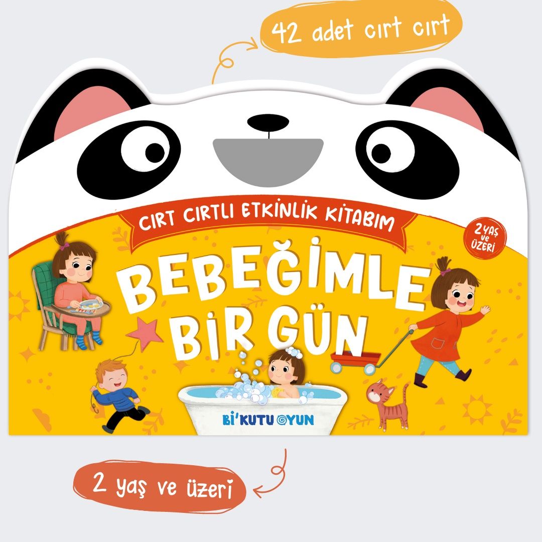 Bebeğimin Bir Günü - Cırt Cırtlı Etkinlik Kitabım (18-24 Ay) - Timaş Yayınları Kitap