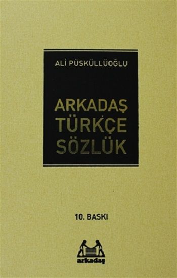 Arkadaş Türkçe Sözlük Büyük Boy (Ciltli) - Arkadaş Yayınları Kitap