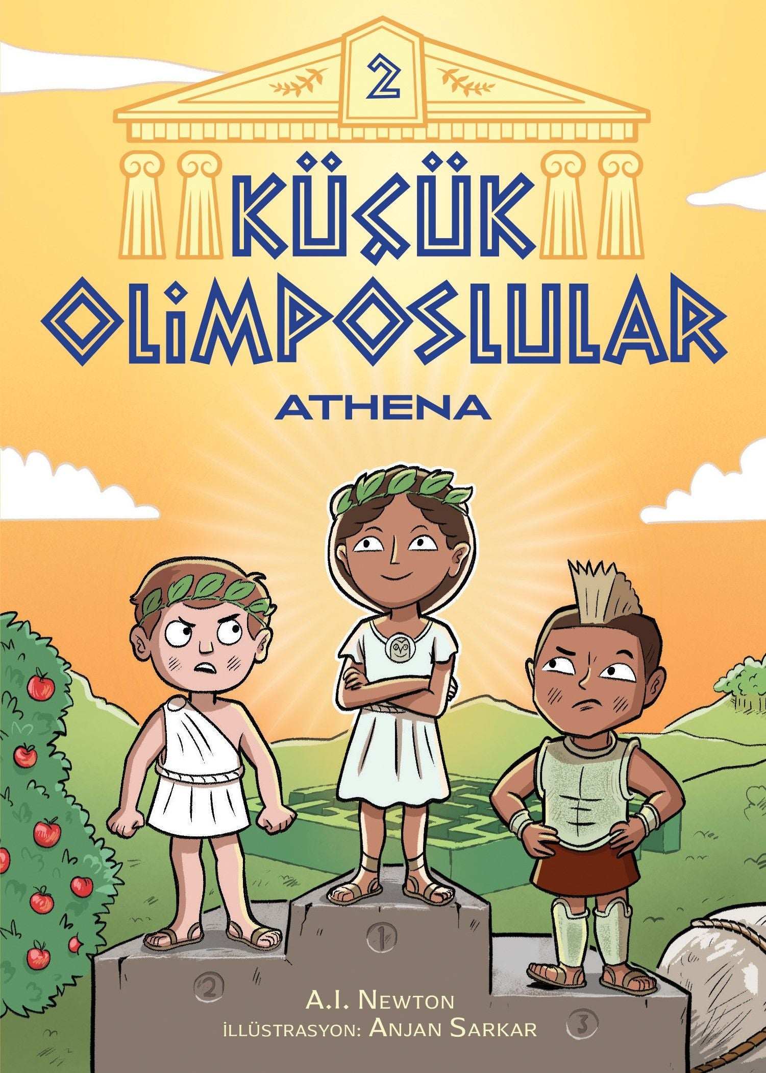 Küçük Olimposlular - Athena - Martı Yayınları Kitap