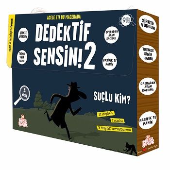 Dedektif Sensin 2 (4 Kitap) - Nesil Çocuk Yayınları Kitap