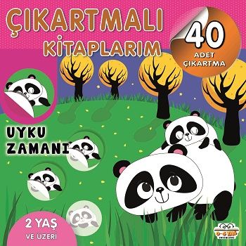 Çıkartmalı Kitaplarım - Uyku Zamanı - 0-6 Yaş Yayınları Kitap