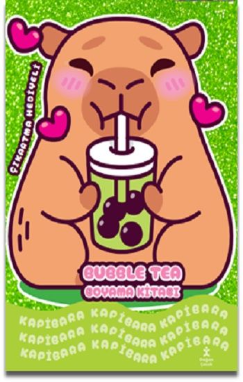 Kapibara - Bubble Tea Boyama Kitabı - Doğan Çocuk Kitap