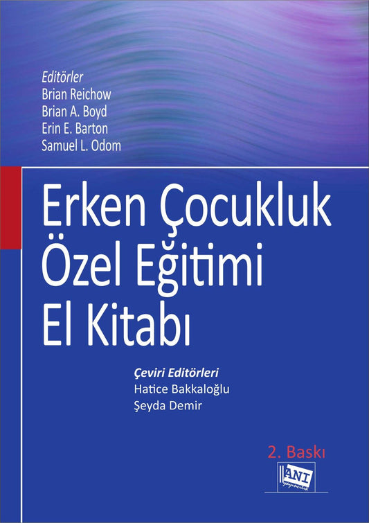 Erken Çocukluk özel Eğitimi El Kitabı - Anı Yayıncılık Kitap