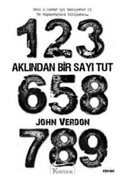 Aklından Bir Sayı Tut John Verdon Türkçe kitap kapağı