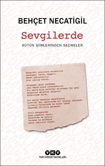 Sevgilerde - Bütün Şiirlerinden Seçmeler - Yapı Kredi Yayınları Kitap