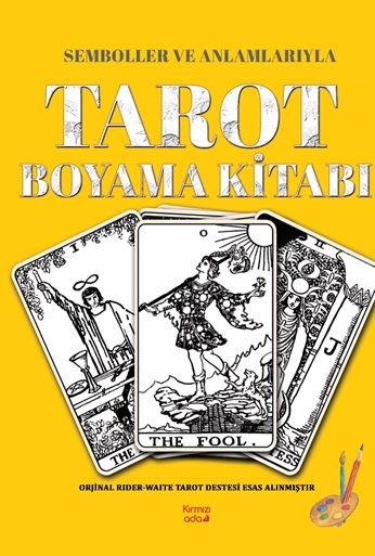 Semboller ve Anlamlarıyla Tarot Boyama Kitabı - Kırmızı Ada Yayınları Kitap