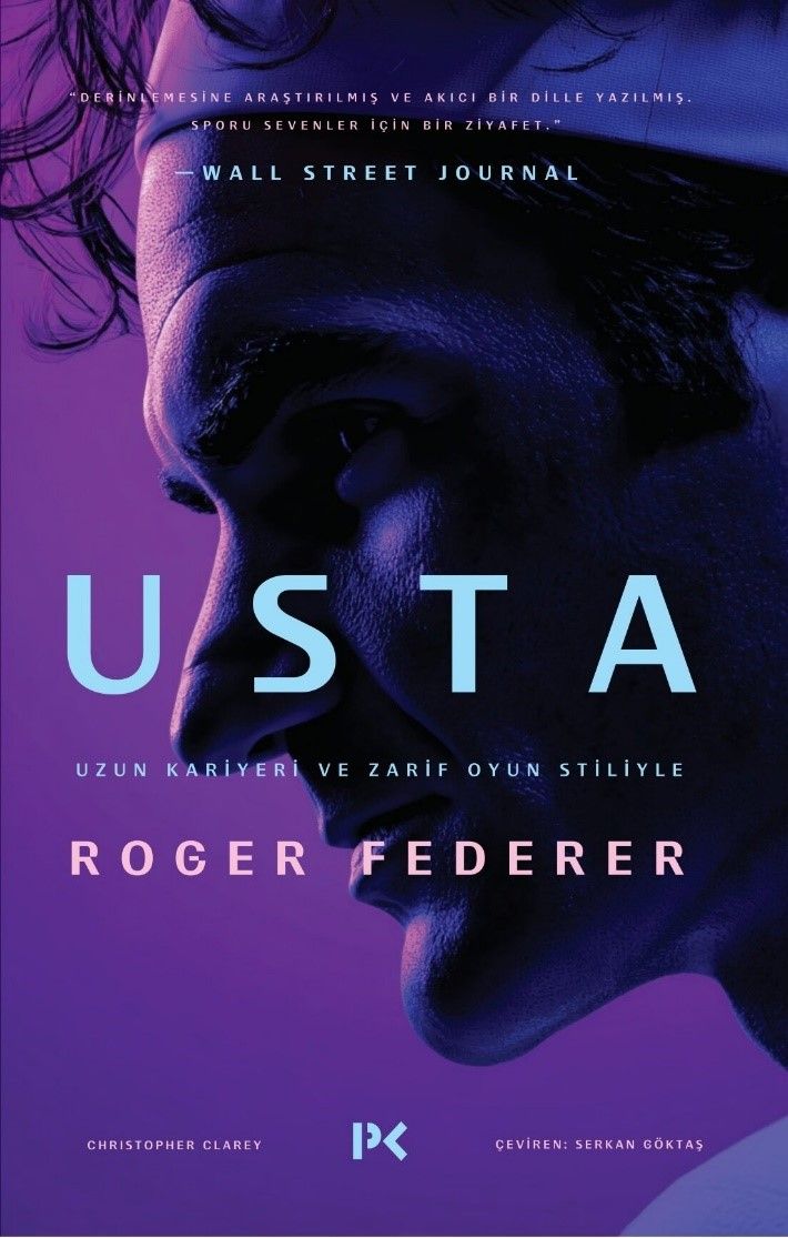 Usta - Uzun Kariyeri ve Zarif Oyun Stiliyle  Roger Federer - Profil Kitap Kitap