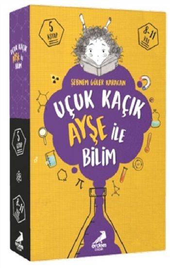 Uçuk Kaçık Ayşe ile Bilim (5 kitap Takım) - Erdem Çocuk Kitap