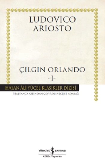 Çılgın Orlando -I (Ciltli) - İş Bankası Kültür Yayınları Kitap