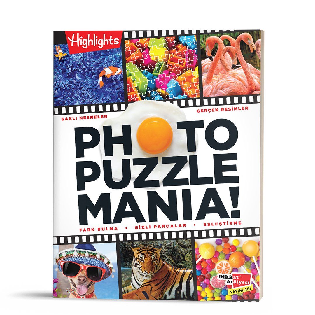 Photo Puzzle Mania! - Dikkat Atölyesi Yayınları Kitap