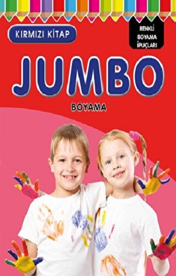 Jumbo Boyama - Kırmızı Kitap - Parıltı Yayınları Kitap