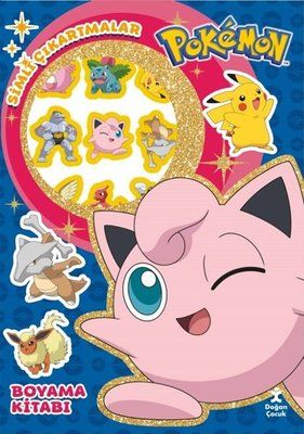 Pokemon - Star Simli Çıkartmalı Boyama Kitabı - Doğan Çocuk Kitap