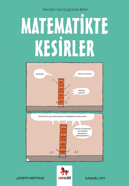 Matematikte Kesirler - Gençler İçin Çizgilerle Bilim - Almidilli Kitap