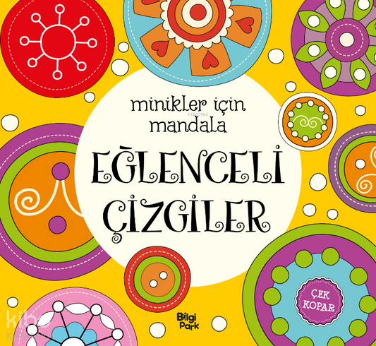 Eğlenceli Çizgiler;Minikler İçin Mandala - Bilgi Park Kitap