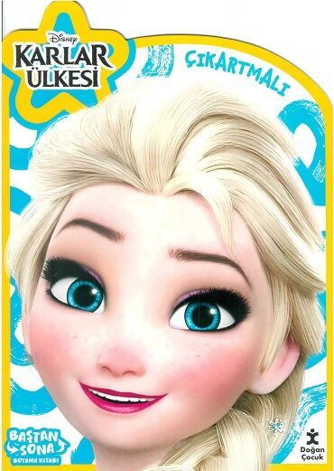 Disney Karlar Ülkesi - Baştan Sona Maskeli Boyama Kitabı - Doğan Çocuk Kitap