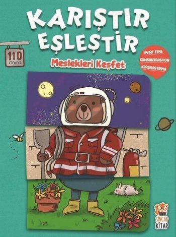 Meslekleri Keşfet-Karıştır Eşleştir - Sincap Kitap Kitap