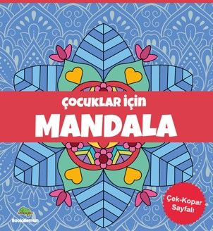 Çocuklar İçin Mandala - Mavi - Bookalemun Yayınevi Kitap
