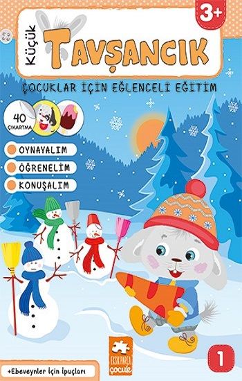 Küçük Tavşancık - Çocuklar İçin Eğlenceli Eğitim No:1 - Eksik Parça Yayınları Kitap