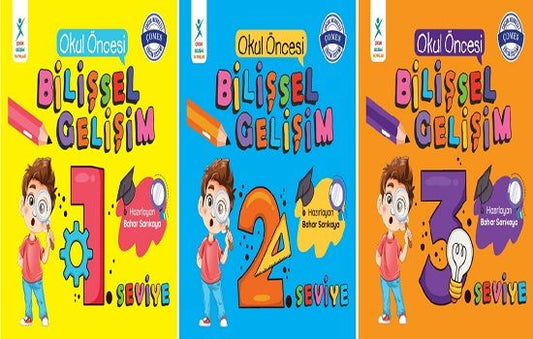 Okul Öncesi Bilişsel Gelişim  Seti  (3 Kitap) - Çocuk Gelişimi Yayınları Kitap