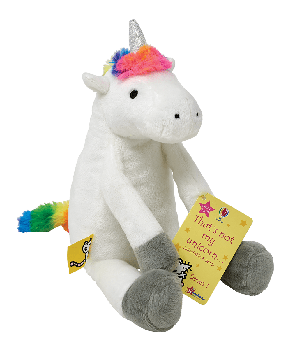 Usborne That's Not My Unicorn Soft Toy White Mix - mezetto ebebek ebebek