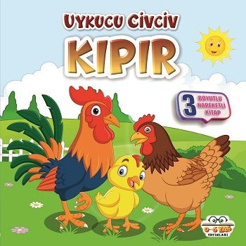 Uykucu Civciv Kıpır Kışın - Benim Canım Çiftliğim (Sıvama Cilt) - 0-6 Yaş Yayınları Kitap