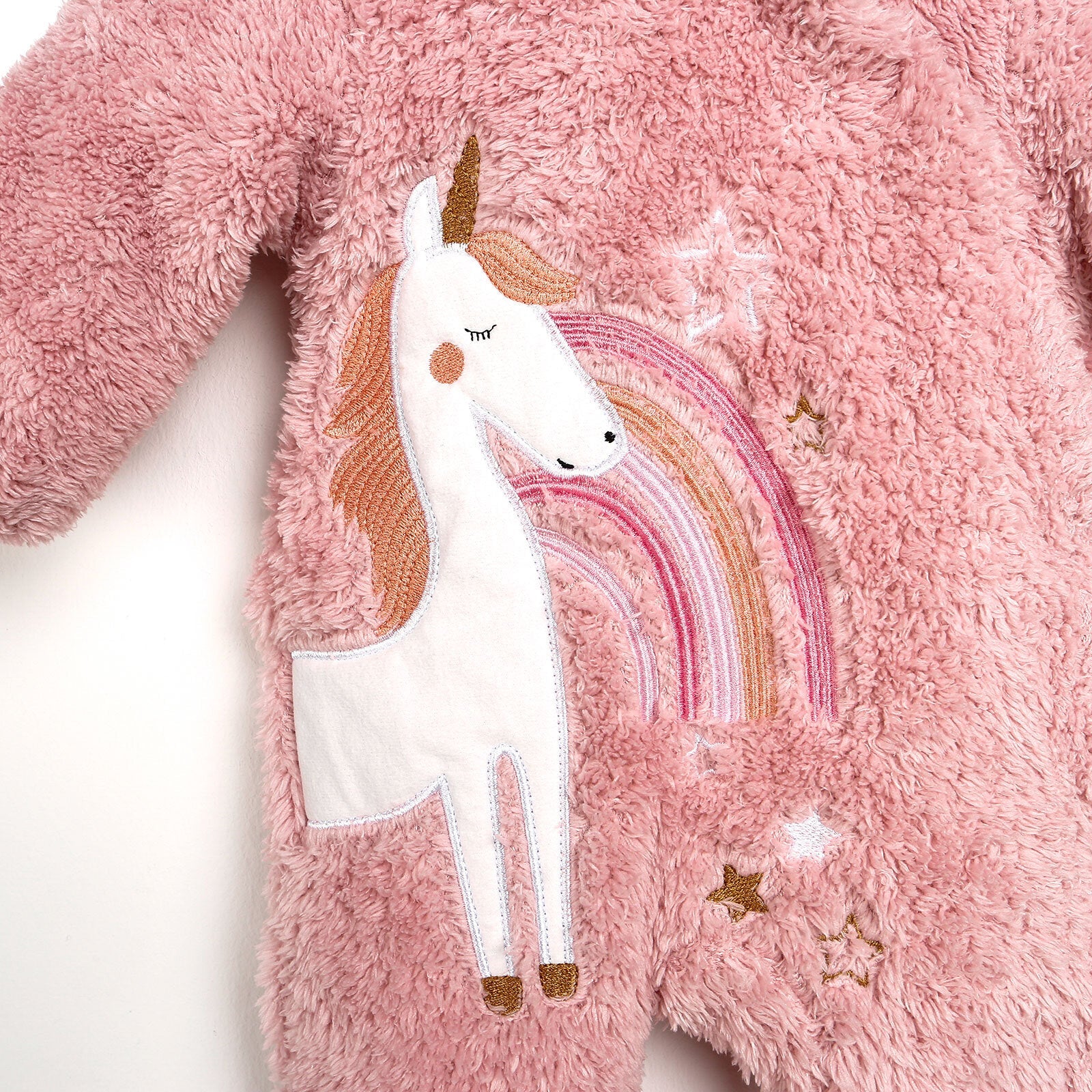 Verscon Welsoft Footed Jumpsuit - Pink - mezetto ebebek ebebek