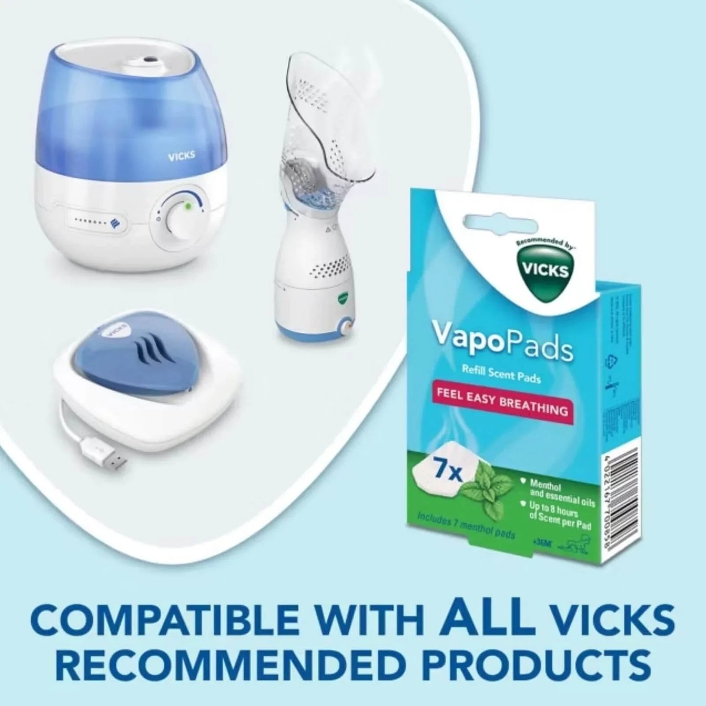 Vicks Menthol Scent Pads - mezetto ebebek ebebek