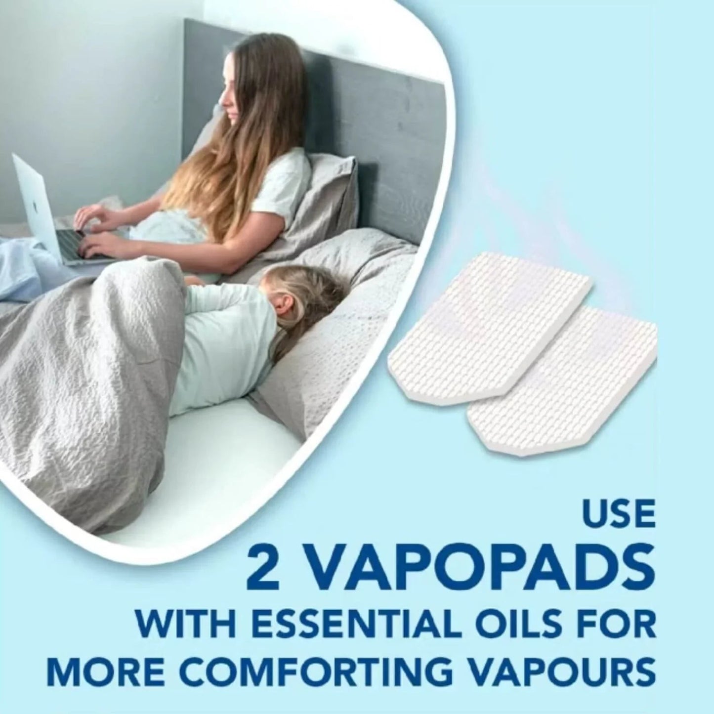 Vicks Rsmry & Lvndr Scent Pads - mezetto ebebek ebebek