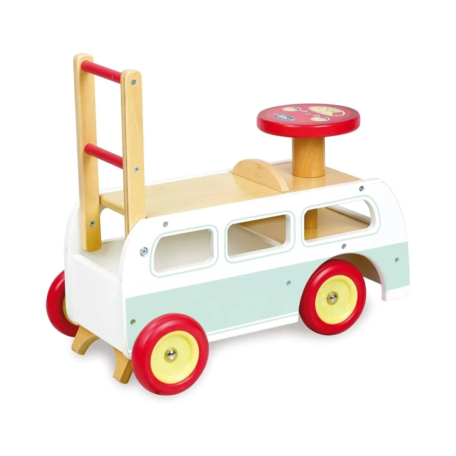 Vilac 2 - in - 1 Retro Wooden Camper Van - mezetto ebebek ebebek