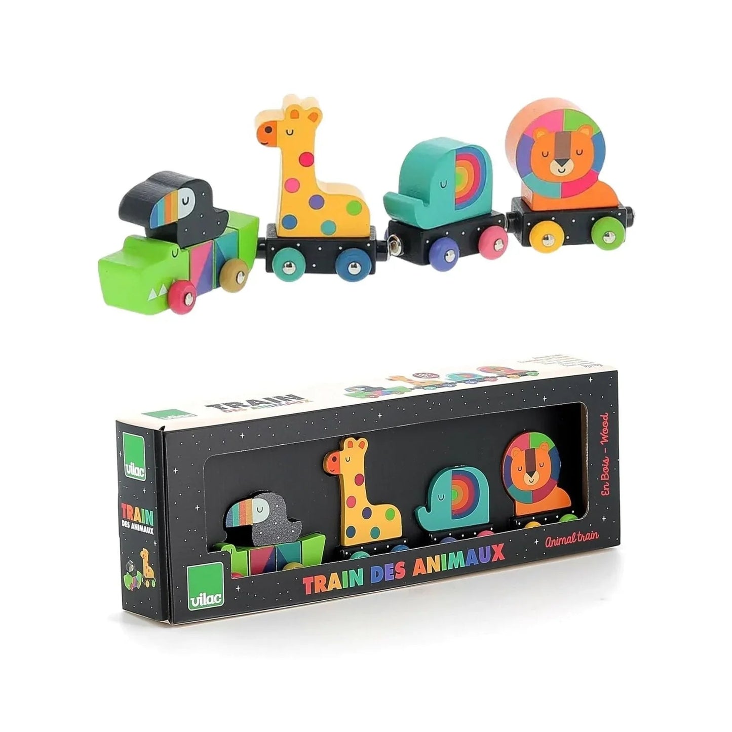 Vilac Andy Westface Animals' Train - mezetto ebebek ebebek