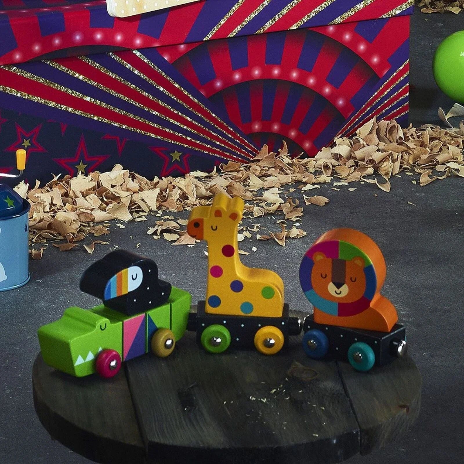 Vilac Andy Westface Animals' Train - mezetto ebebek ebebek