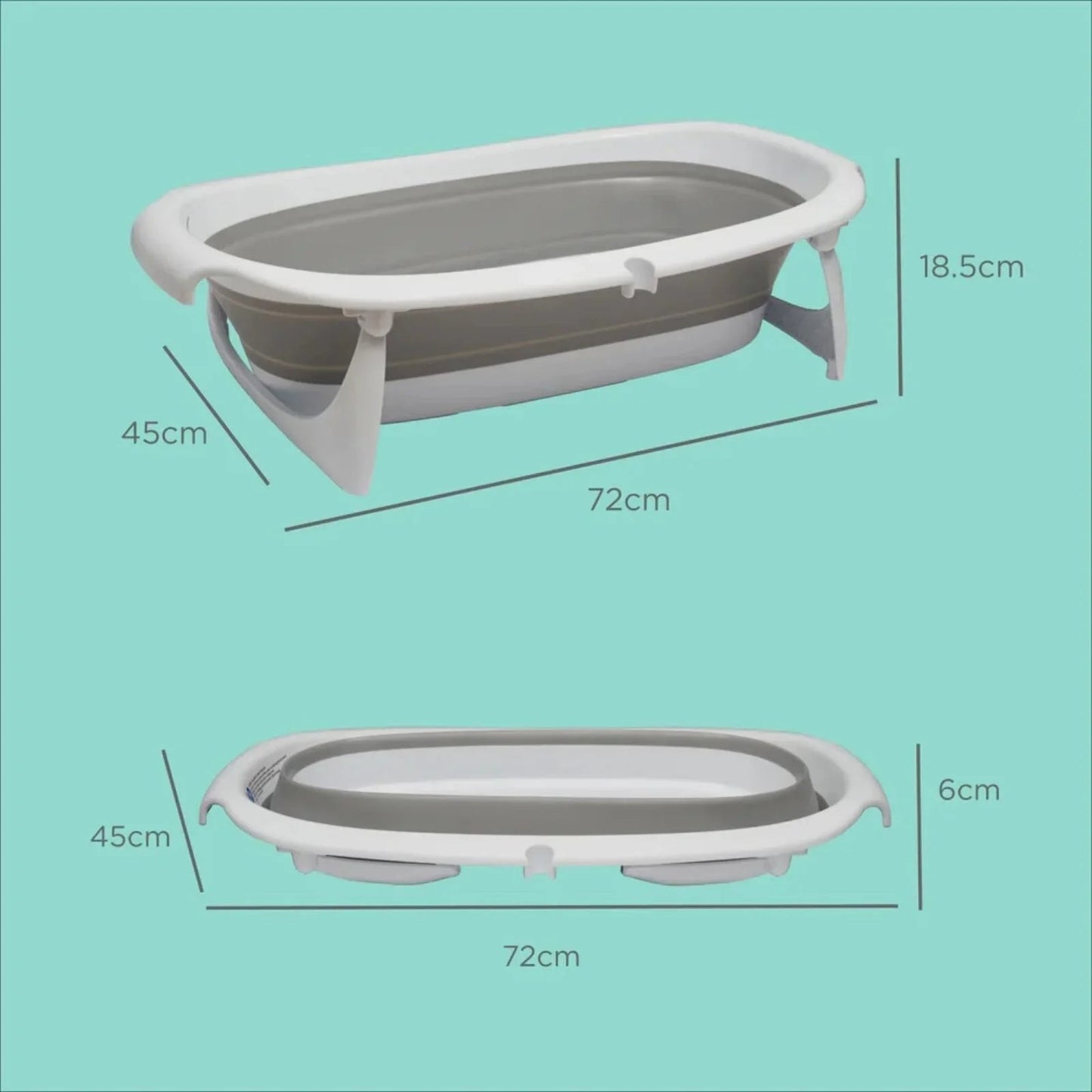 Vital Baby Foldable Bath Tube - mezetto ebebek ebebek
