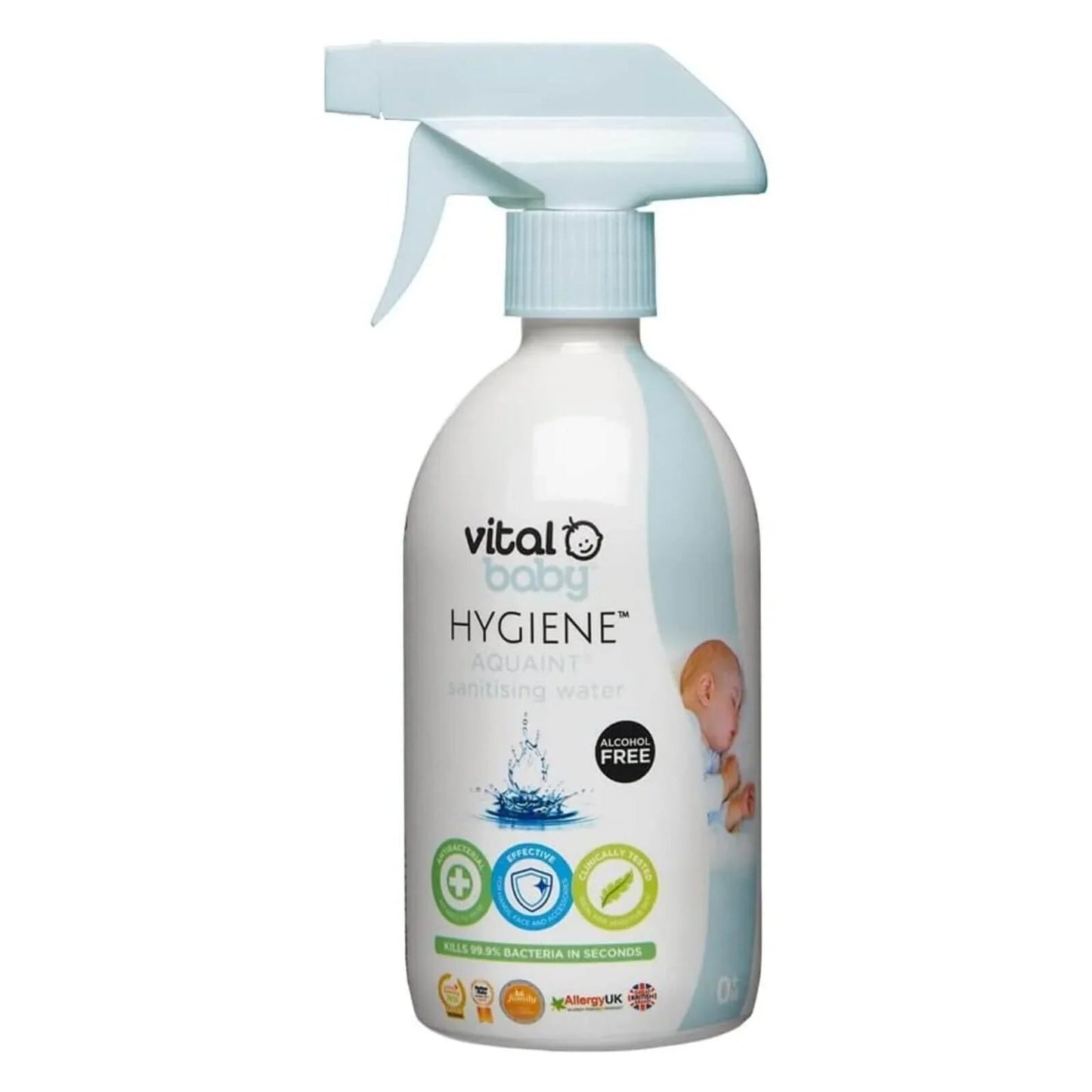 Vital Baby Hygiene Aquaint Cleansing Water 500ml - mezetto ebebek ebebek